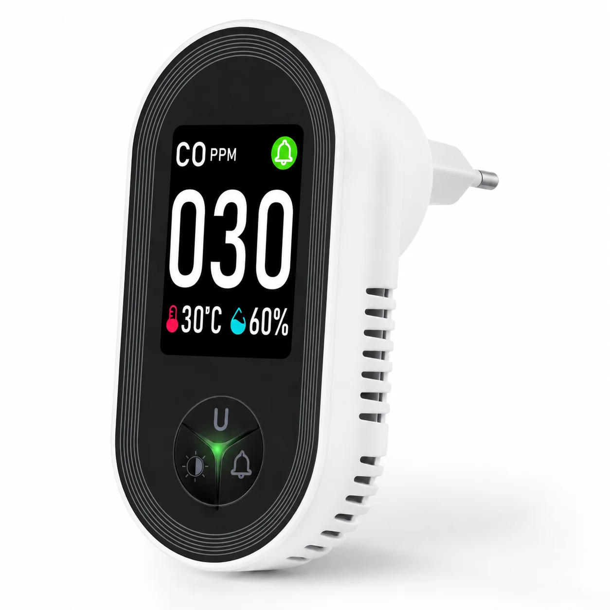 Co Detector Plug - FABISENSE 24D Kohlenmonoxid-Detektor zum Einstecken in