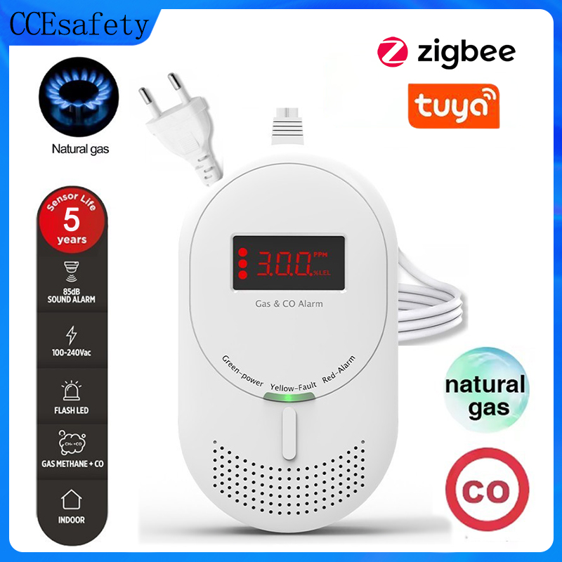 Co Detector Plug - CCEsafety Zigbee Tuya Gas- und CO-Melder