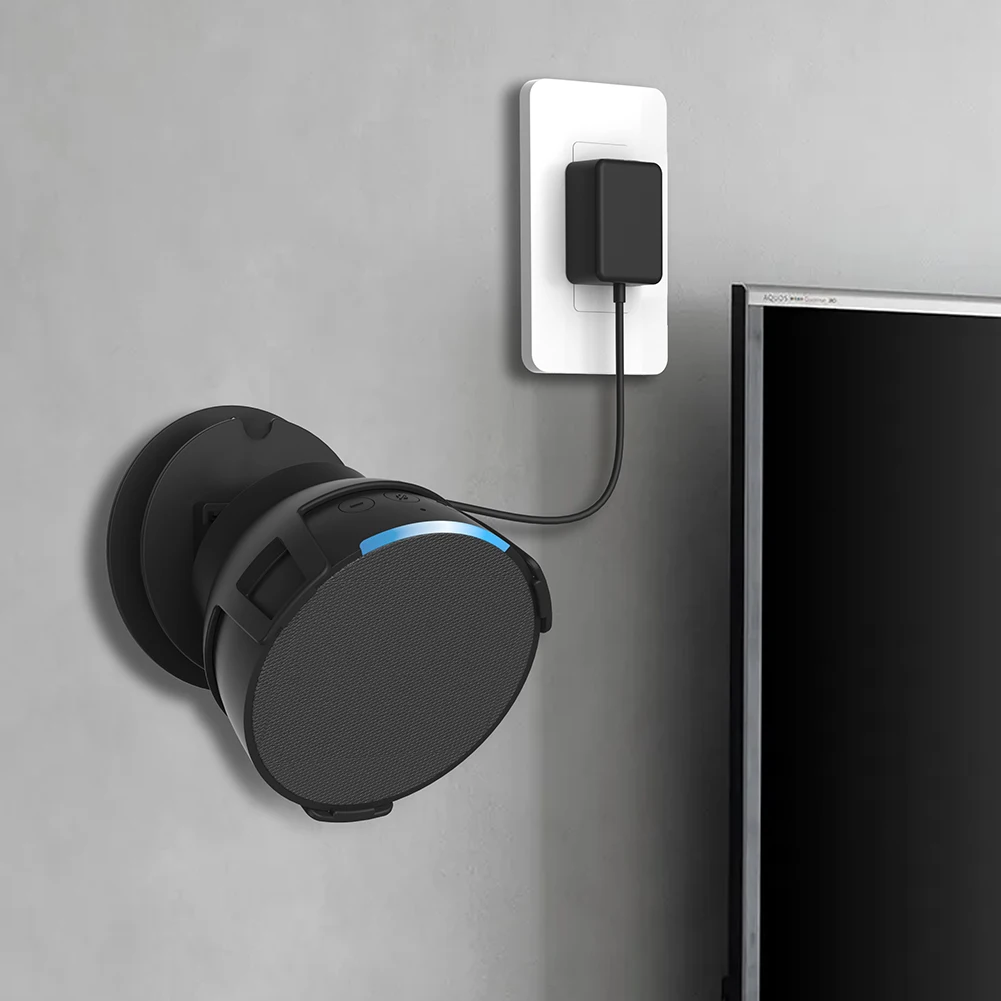 Amazon Speaker Echo Pop - An der Wand montierte Lautsprecherhalterung, platzsparende
