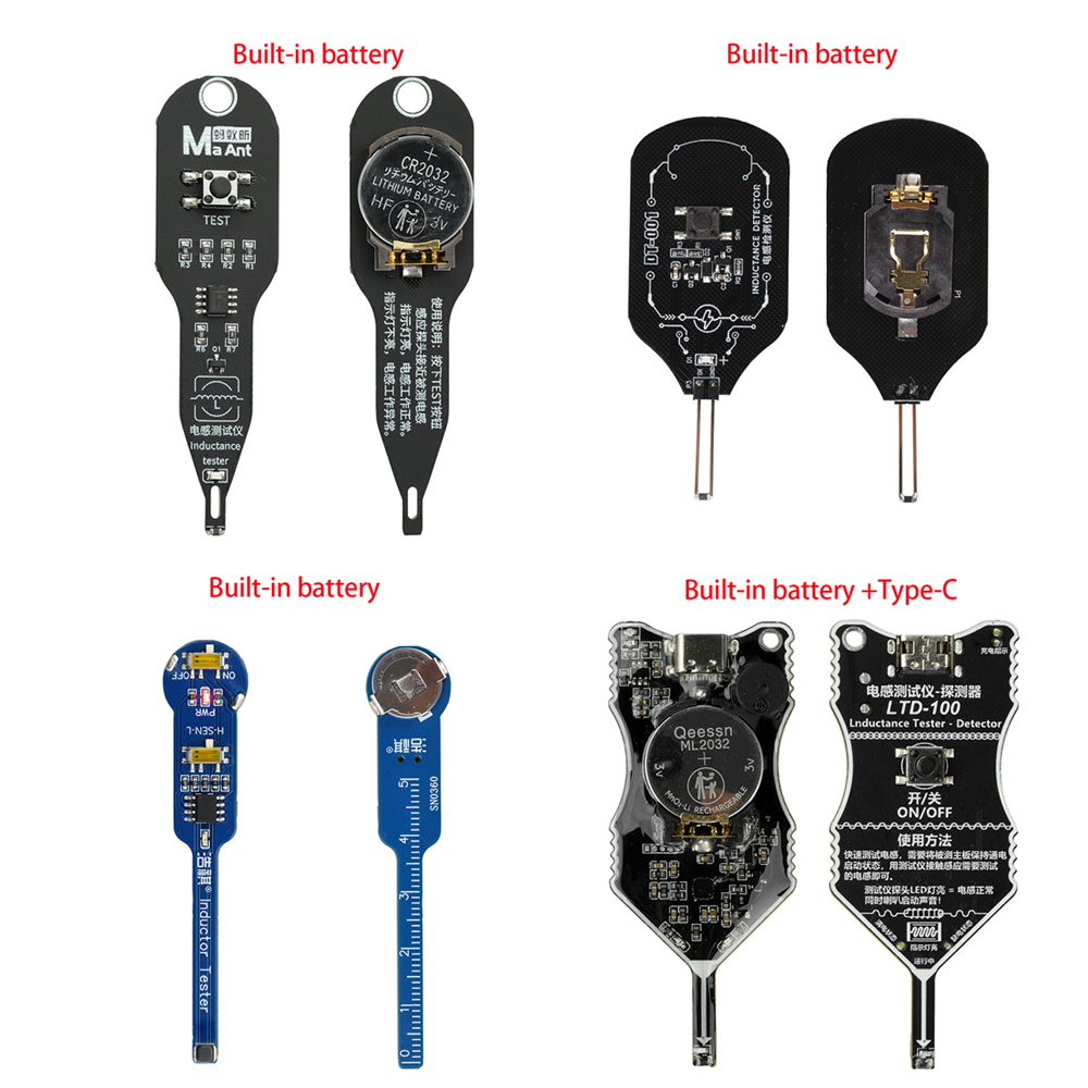 Co Detector Plug - Eingebauter Akku-Motherboard-Spulen-Tester, Induktionsdetektor-Werkzeug für PC-Reparatur, Elektromagnetische