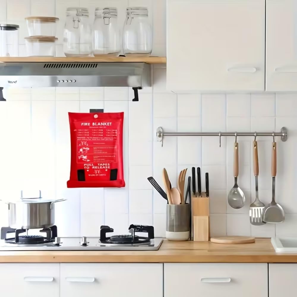 Hitzebeständige Notfall-Feuerd – Fire Blanket Kitchen Bewertung und Preis