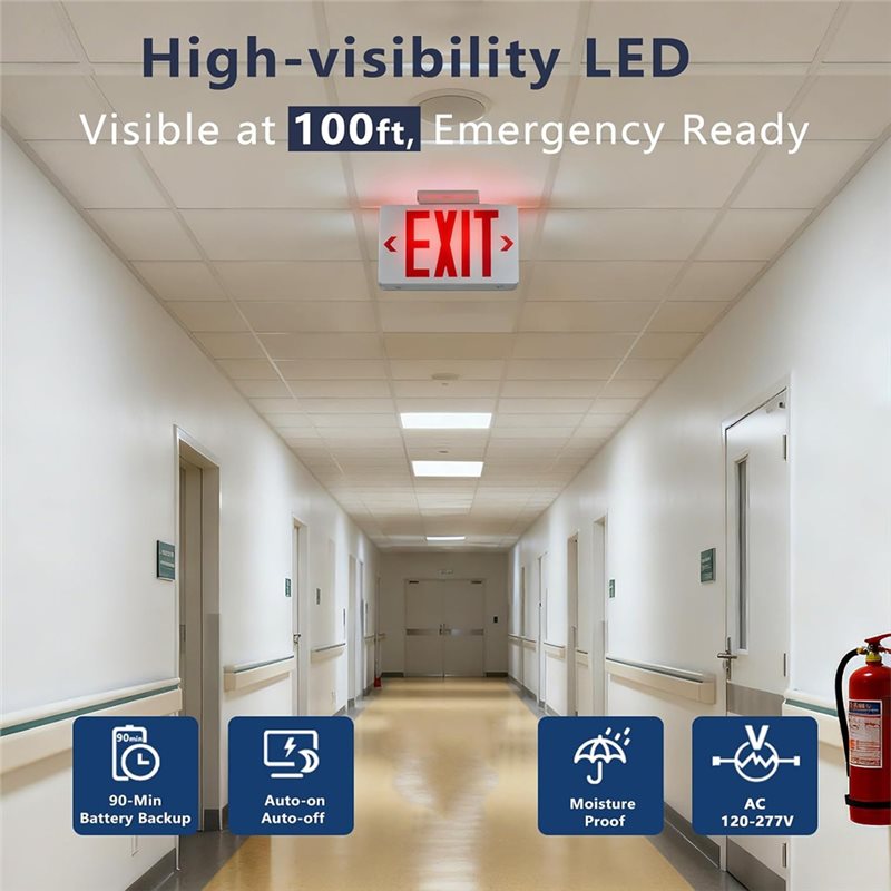 B67C UL-gelistet, Kommerzielle – Emergency Exit Sign Bewertung und Preis
