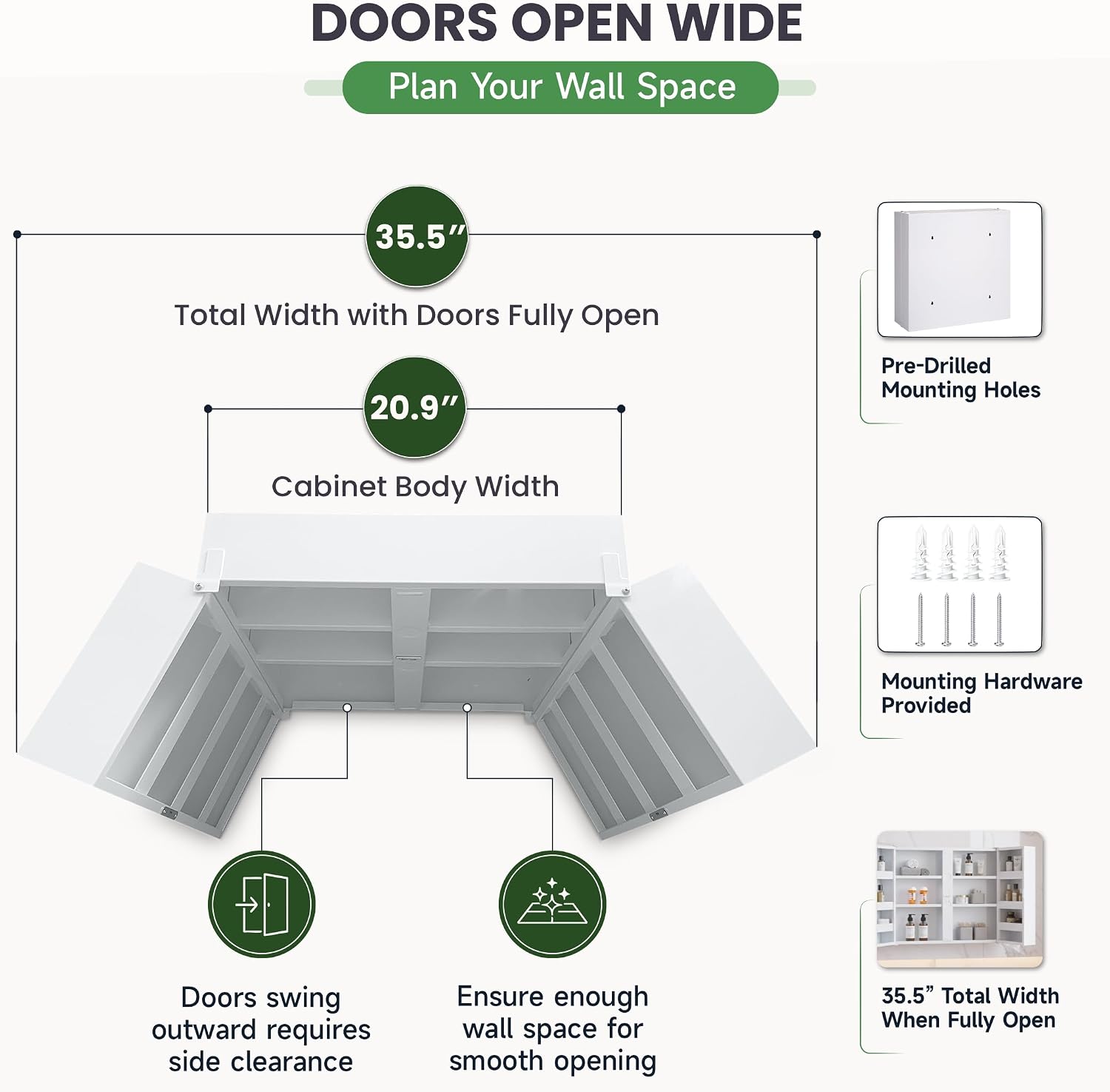 Großer abschließbarer Medizins – Medicine Cabinet Lock Bewertung und Preis