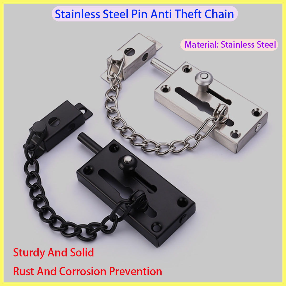 Neues verdicktes Edelstahl-Tür – Security Chain Door Bewertung und Preis