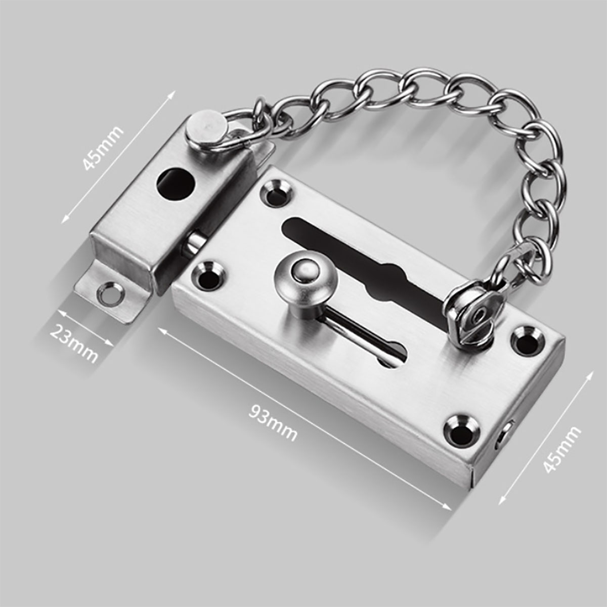 Neues verdicktes Edelstahl-Tür – Security Chain Door Bewertung und Preis
